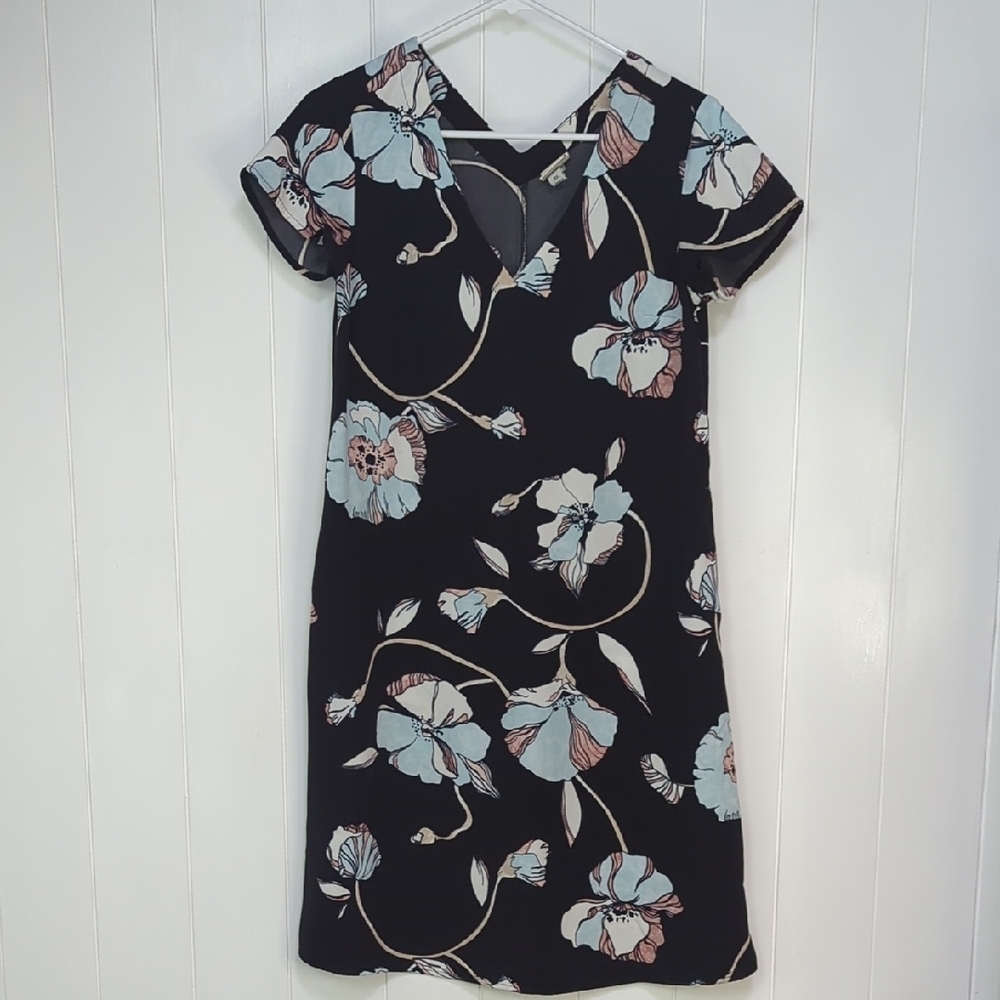 ❤️5/$25 A New Day Floral Black Dress